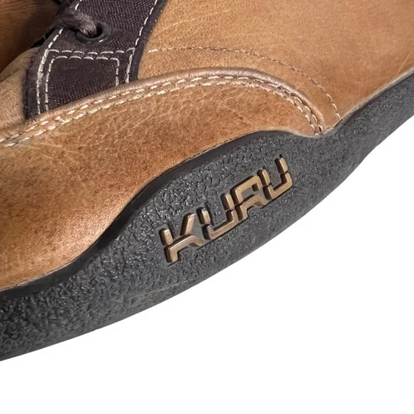 Kuru Pika Men’s Brown Leather Lace Up Sneakers Plantar Fasciitas Size 11 - Picture 4 of 10